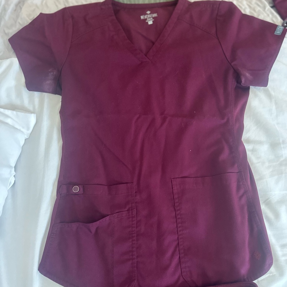 Burgundy Med Couture Scrubs